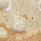 Hello Honey® 8" White Stoneware Vase with Raised Dots & Reactive Glaze